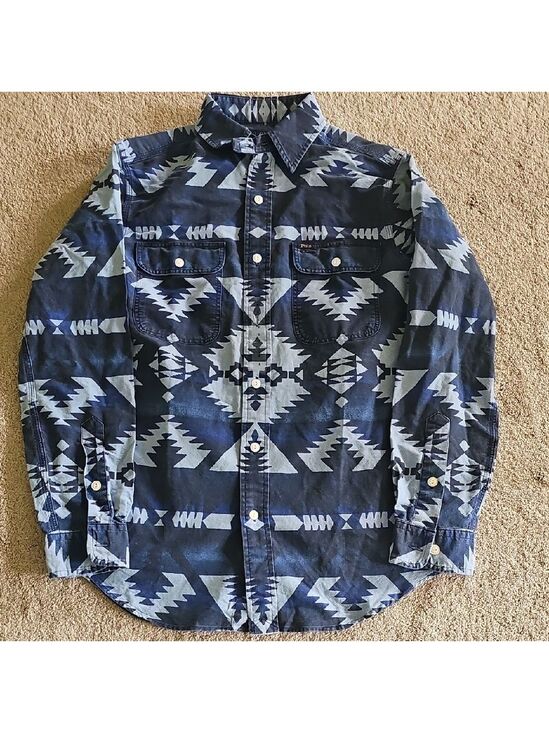 Ralph Lauren Other - Ralph Lauren Navy Geometric Classic Fit Shirt